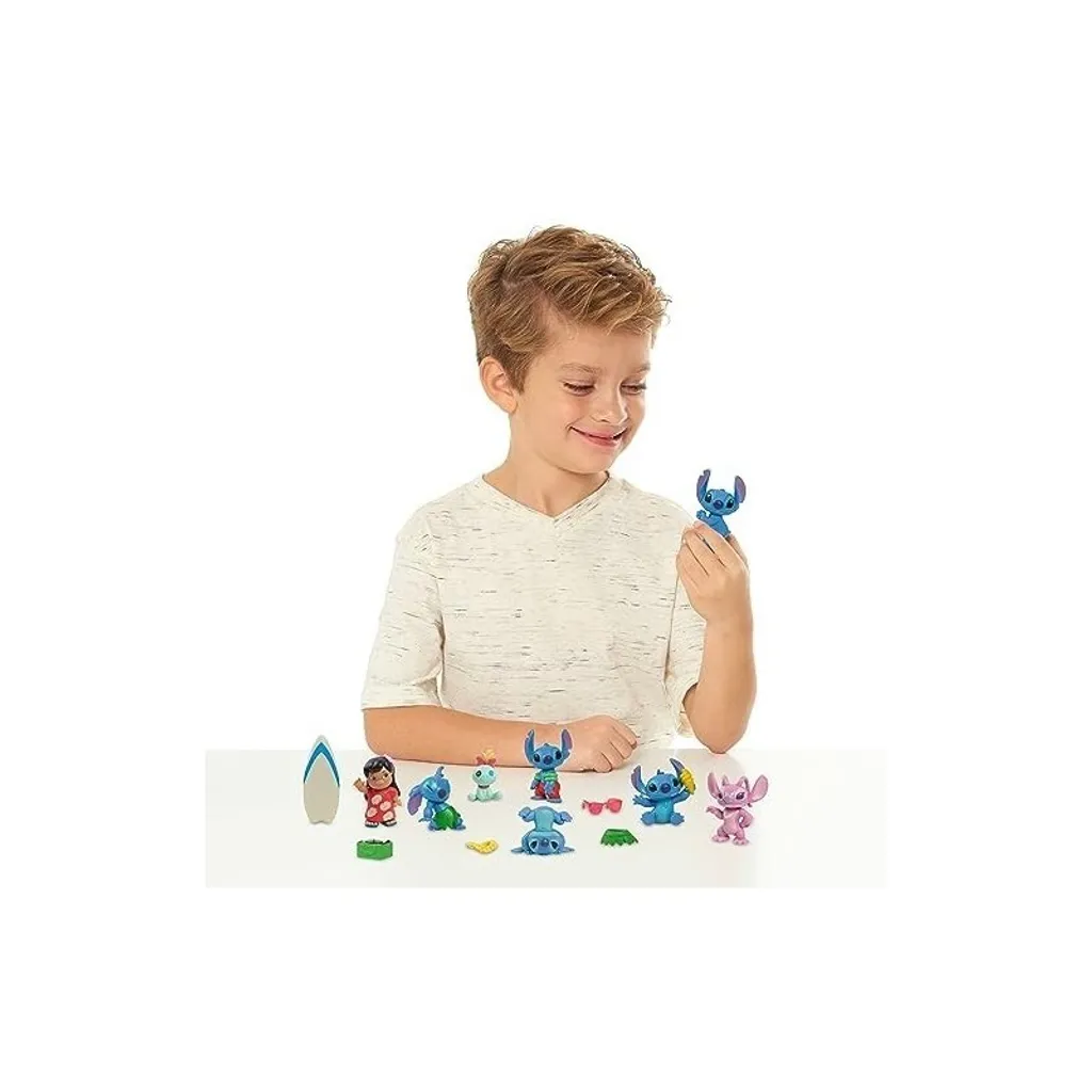 Stitch Ensemble de Figurines de Luxe : Collection Complète 10 Pièces - 9