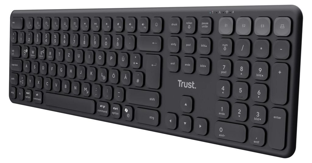 Trust Vaiya Kabellose Tastatur für mehrere Geräte - Produktbild 