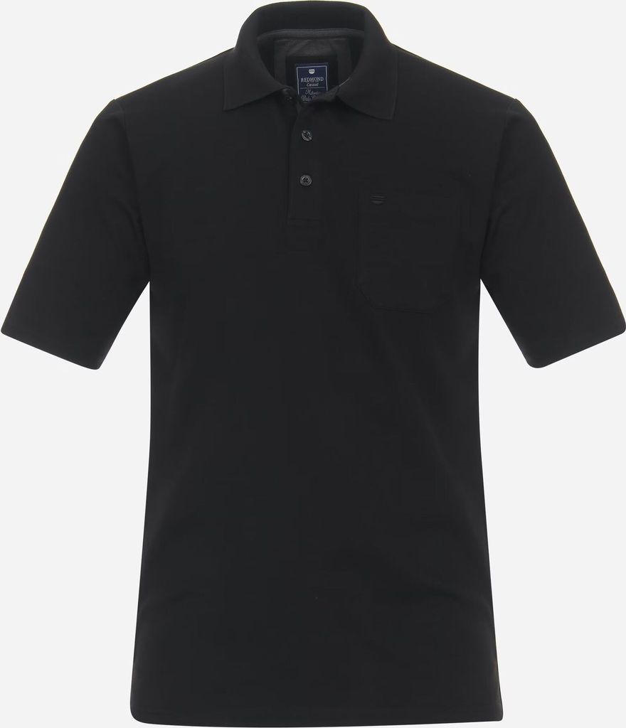 Redmond - Herren Polo Shirt in verschiedenen Farben (912), Größe:XL, Farbe:Schwarz (91)