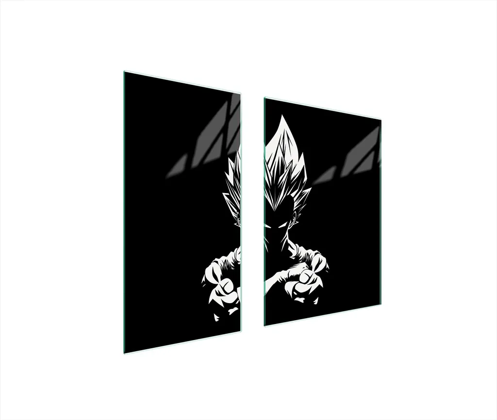 Set 2 Piastre Copri Fornelli 75x52 in Vetro Temperato Nero Ceramica