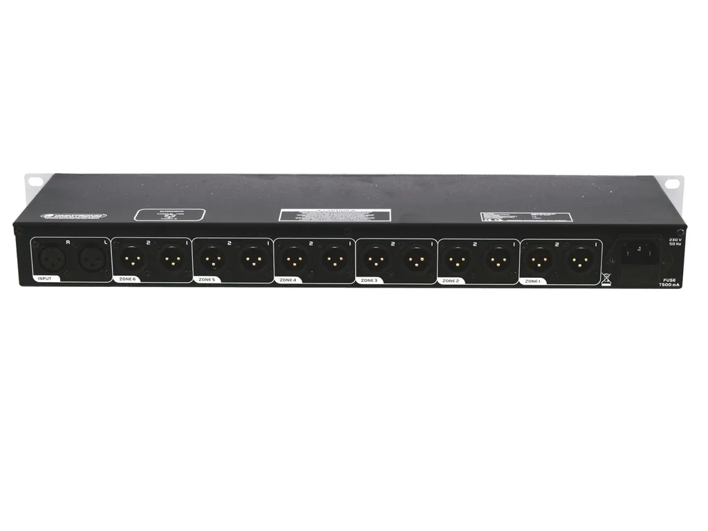 Solution de sonorisation multi-pièces Omnitronic ZD-160 Zonen-Verteiler