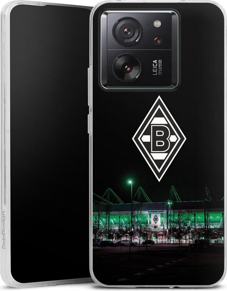 DeinDesign Handyhülle für Xiaomi 13T Pro Silikon Hülle Case Smartphone Schutzhülle Borussia Mönchengladbach Offizielles Lizenzprodukt Stadion