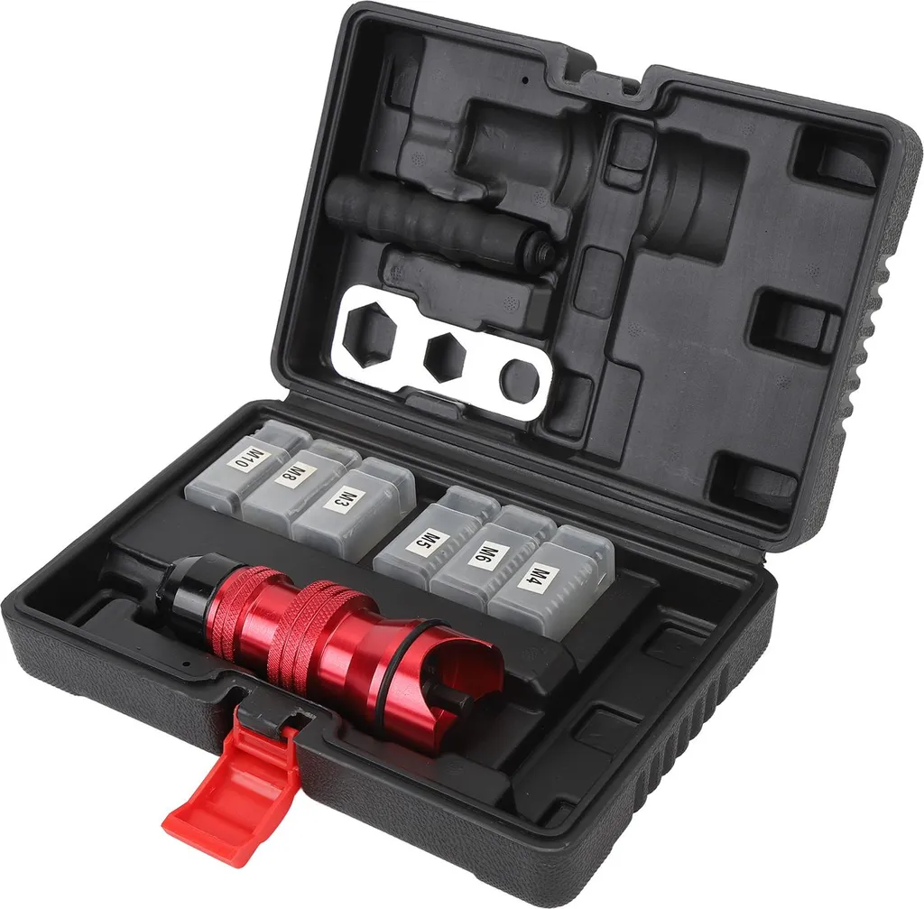 Adaptateur rivet pour perceuse robuste avec kit d'embouts multi-tailles - 2