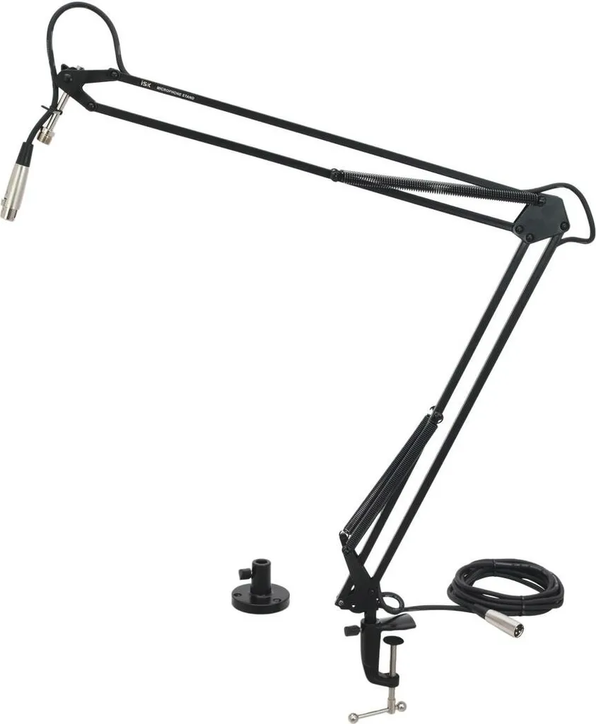 Support Micro Podcast et Streaming Omnitronic TMA-2 sw Noir de Table