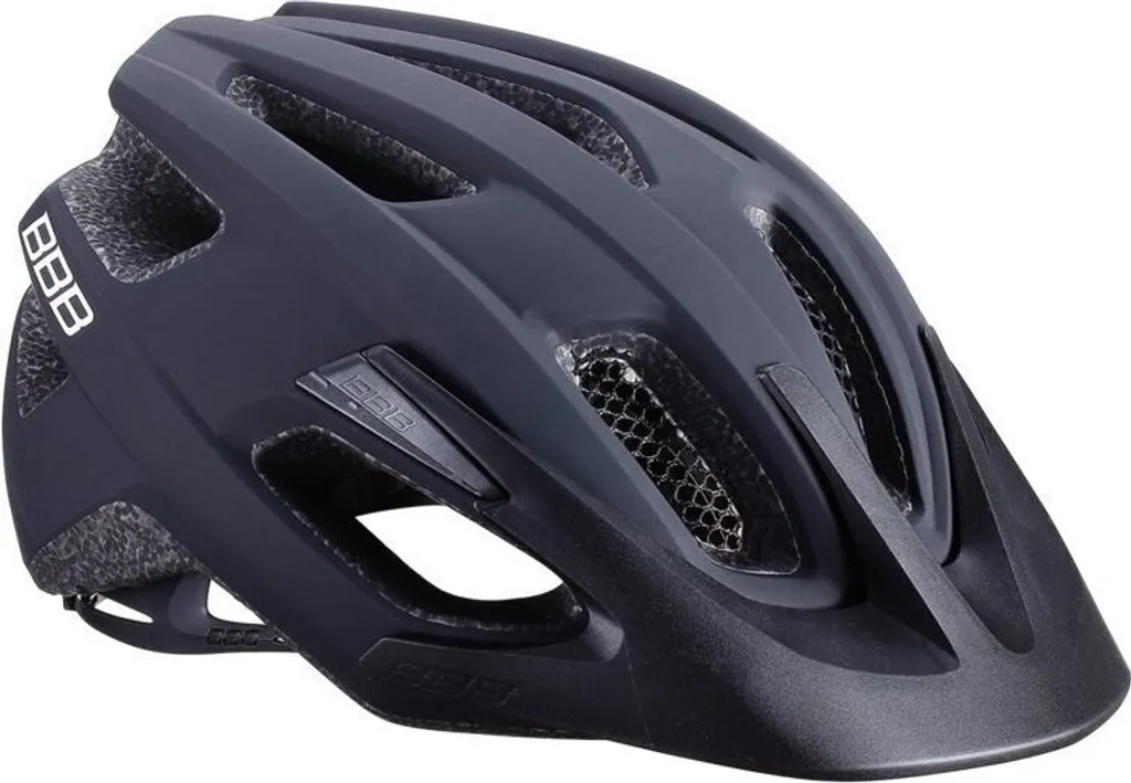 Casque de Vélo Mixte BBB Kite Matt Black Taille L pour Route et VTT