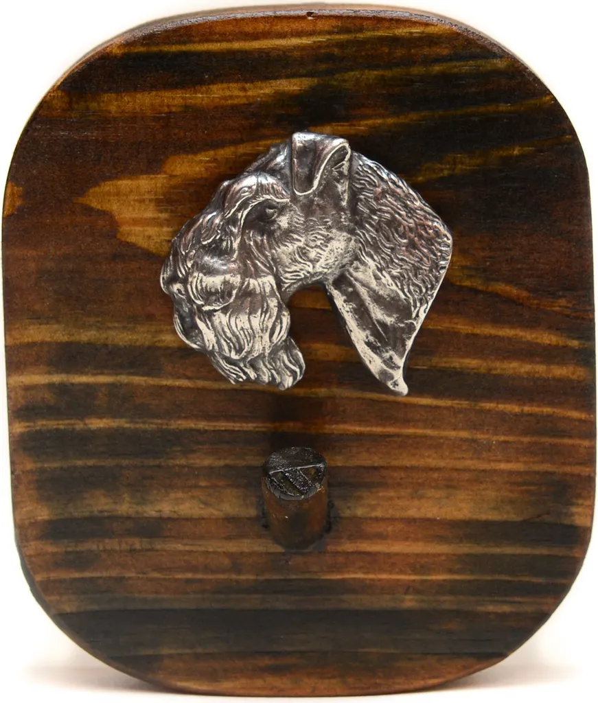 Art-Dog Kerry Blue Terrier - Elemento d'Arredo e Portamedaglie