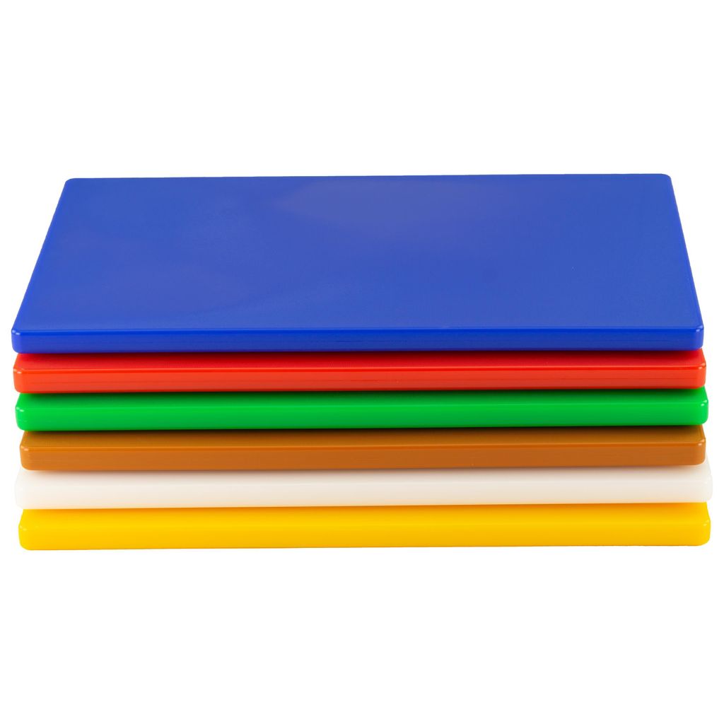 GN 1/1 Profi Schneidebrett Komplettset HACCP Konzept Blau, Produktbild 