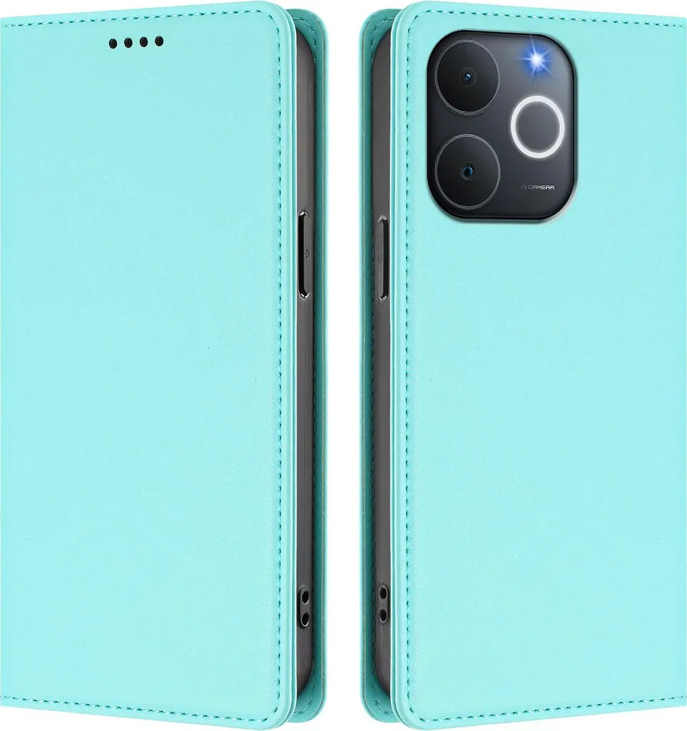 Analisi Tecnica Custodia Realme Narzo 80 Lite 4G - Flip Cover Turchese