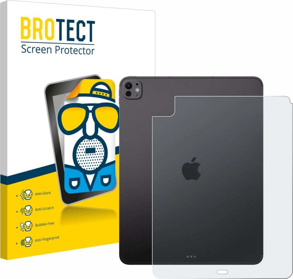 BROTECT Schutzfolie für Apple iPad Pro 13" 2025 (Rückseite) Displayschutz Displayschutzfolie Folie Matt Entspiegelungsfolie