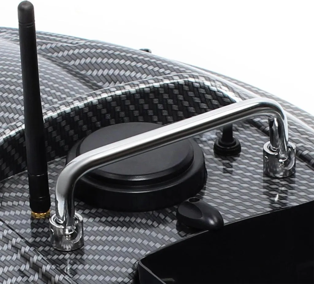 Bateau amorceur 500m avec télécommande - Coque ABS et Inox robuste - 9