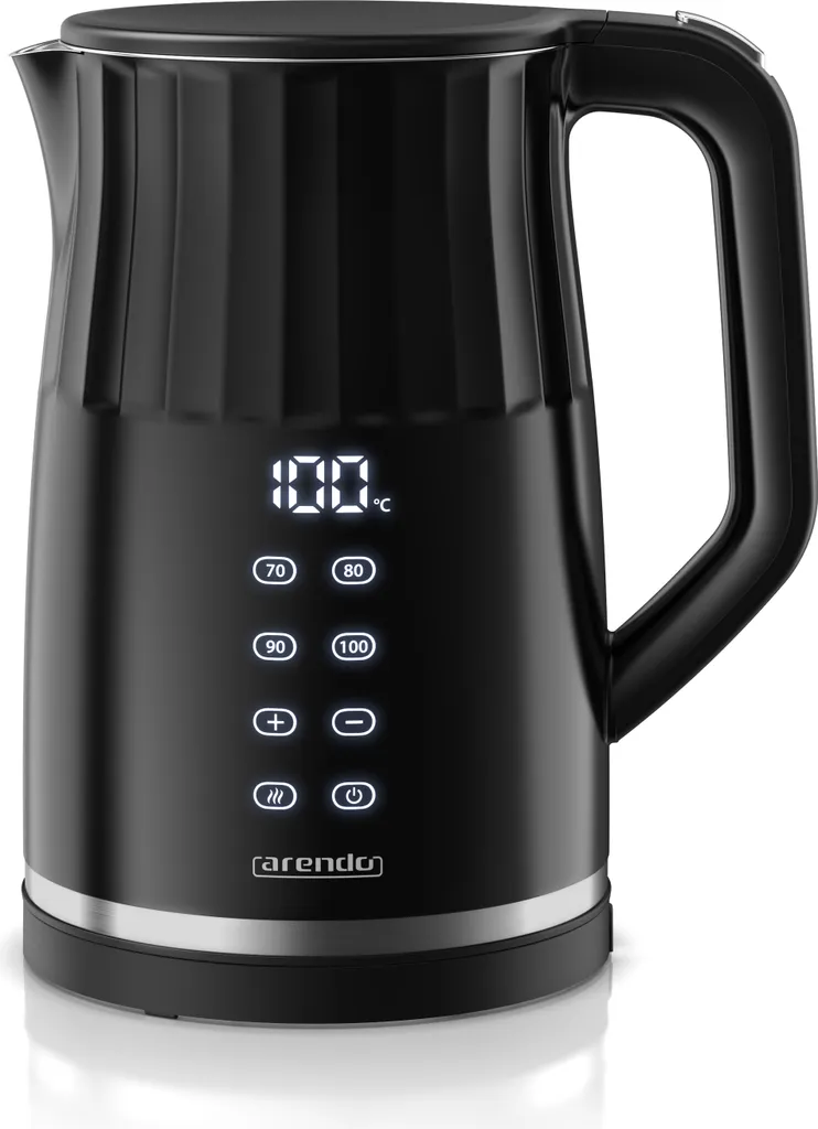 Design e Precisione: Bollitore Arendo Inox 1.7L Temperatura Regolabile