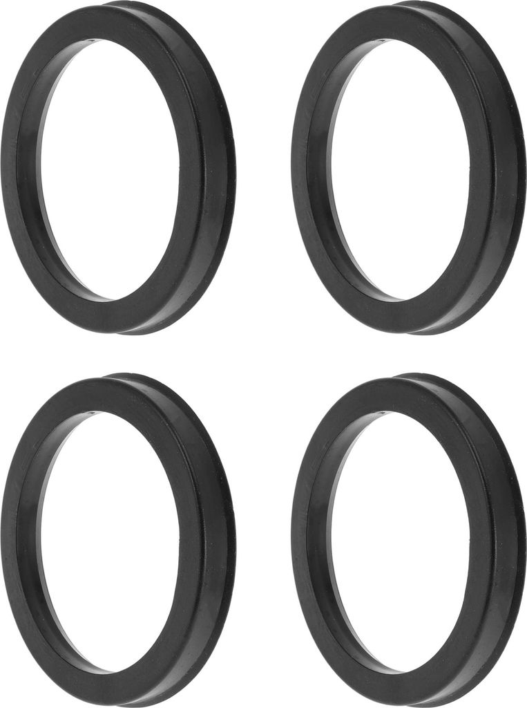 87,1 mm bis 69,1 mm Auto-Radnaben-Zentrierringe Schwarz aus Polycarbonat Räderzentrumswelle Stoßdämpfende Nabenringe 4 Stück