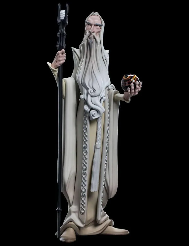 Figurine Saruman Seigneur des Anneaux 17 cm Déco Geek pour Étagère