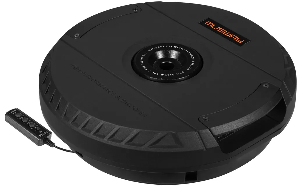 Subwoofer actif MUSWAY MW-1000A 28 cm pour caisson de basse de voiture