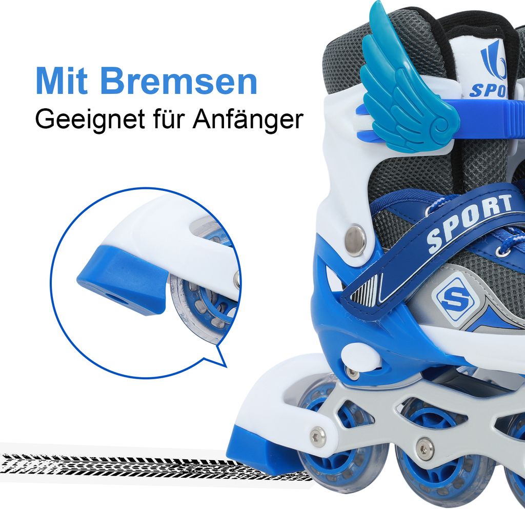 Inliner Für Kinder Verstellbare Inline Skates mit Produktbild 6