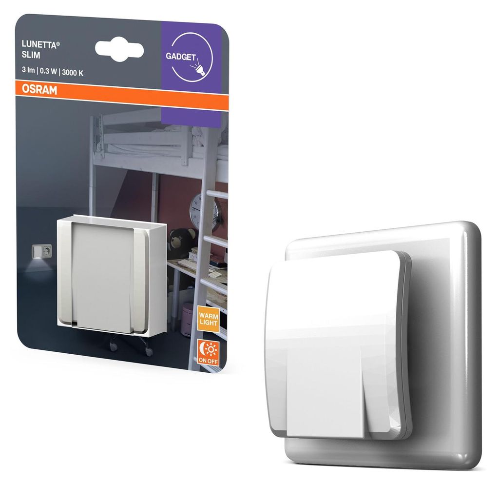 OSRAM LUNETTA Slim nočné svetlo Biela 3000K LED 3 lm 0,3 W Obrázok produktu 