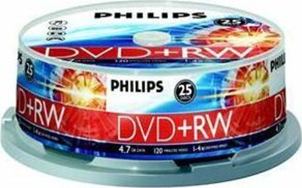 Philips DVD-Rohlinge, 120Min, 4.7GB, Speed 4x, Spindel (25 Produktbild 