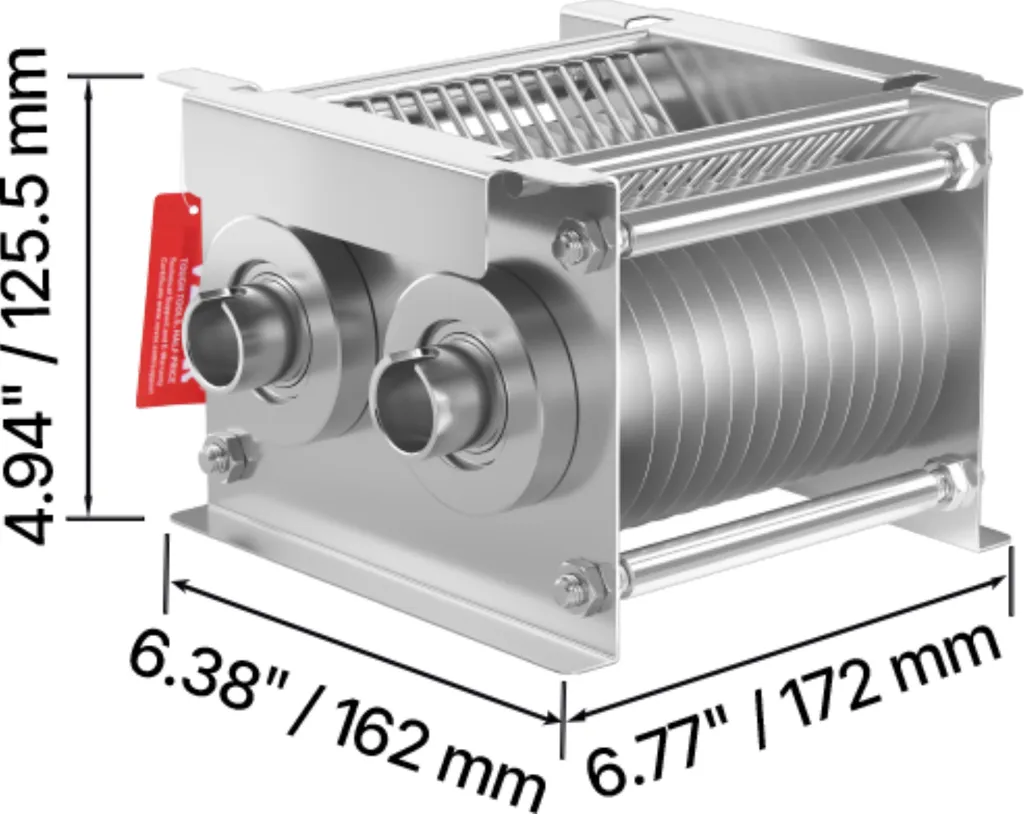 VEVOR Lames de 86 mm pour Trancheuse SJY-DQ90 en Acier Inox 7 mm