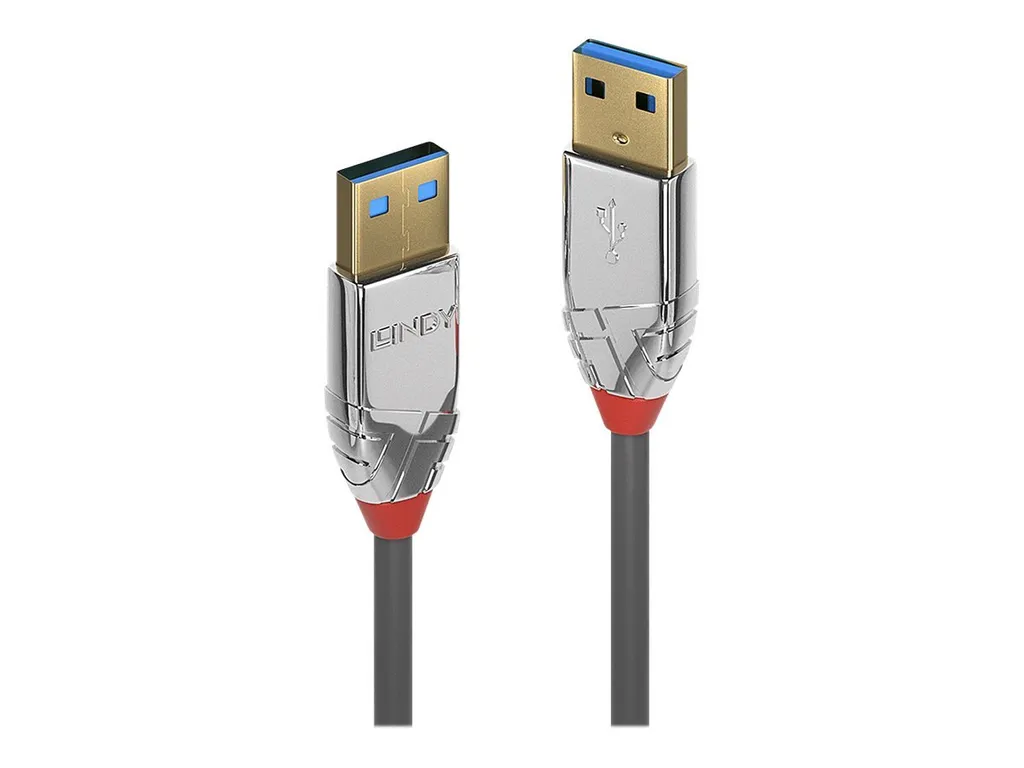 Lindy 36628 Cavo USB 3.0 3m Professional Grigio | Alta Velocità 5Gbps