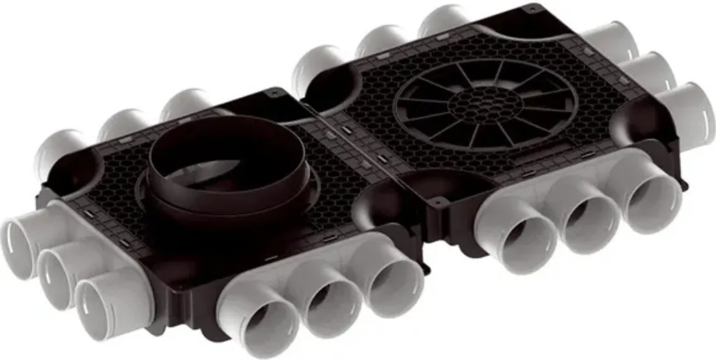 Diffuseur d'air double plat Maico MA-FDV18-63 0059.2127 compact