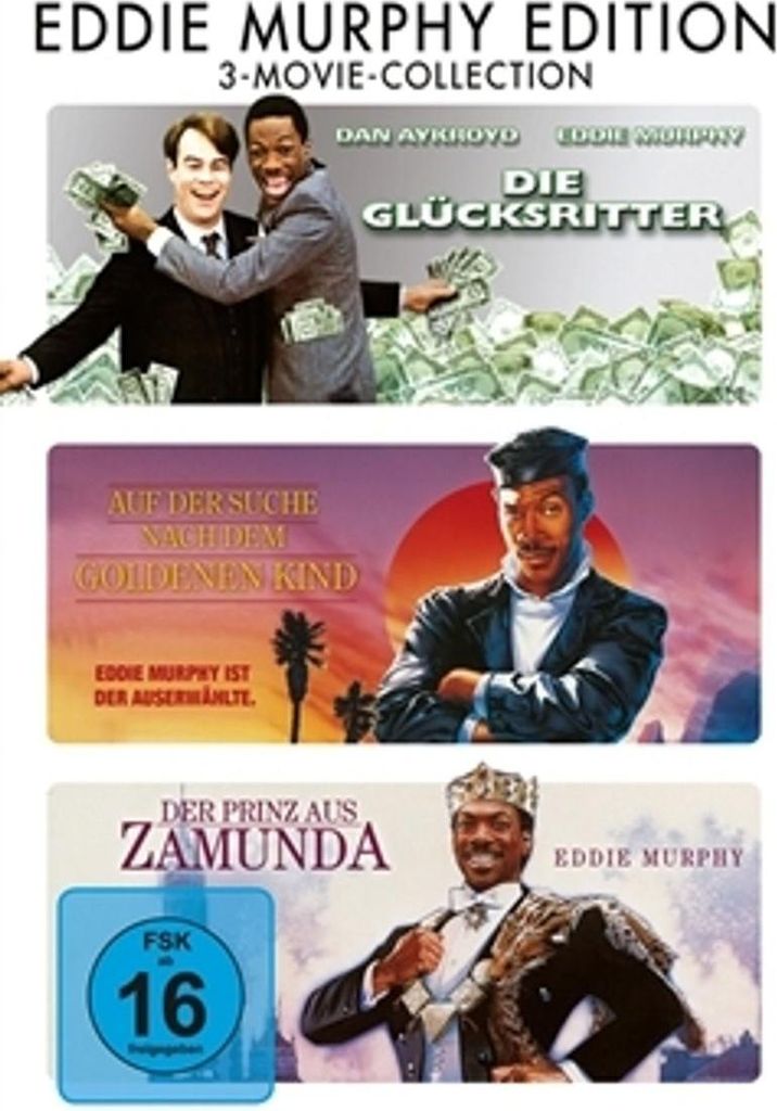 Die Glücksritter, Auf der Suche nach dem goldenen Kind, Der Prinz aus Zamunda DVD-Box