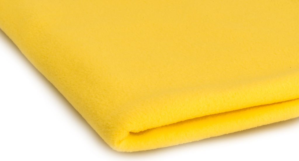 Tkaniny Polar Fleece 200 g/m2 Žlutá 50 x 155 cm Obrázek produktu 