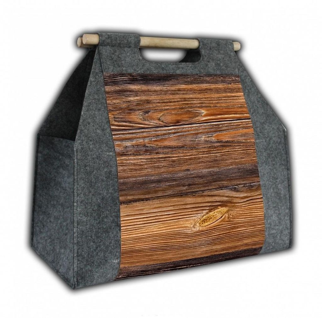Bertoni | Filz-Kaminholztasche, Filz-Holzkorb, Produktbild 