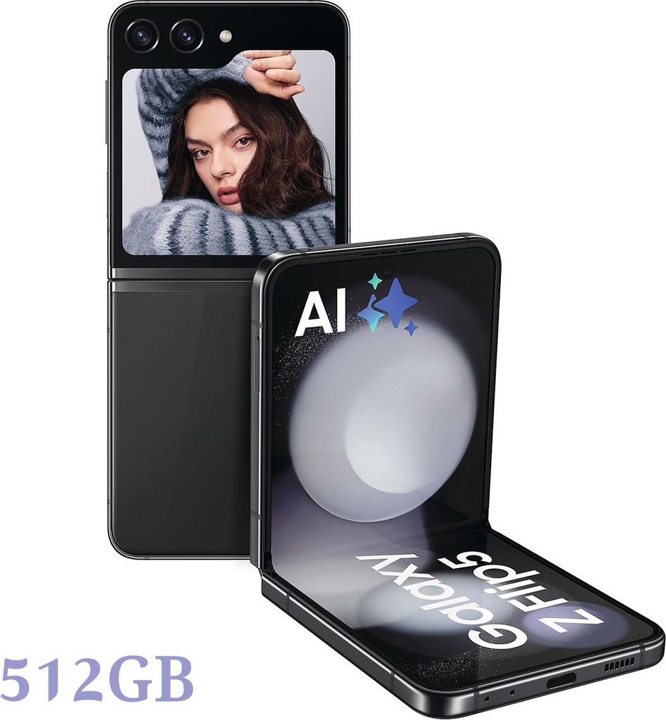 Samsung F731B Galaxy Z Flip 5 5G 512 GB (Graphite) Produktbild 