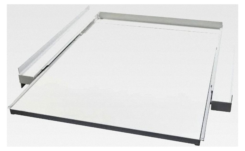 Scanpart Universeller Zwischenbaurahmen mit Arbeitsplatte, Verbindungsrahmen für bis zu 20 kg | Zwischenbausatz für Waschmaschine und Trockner - ...