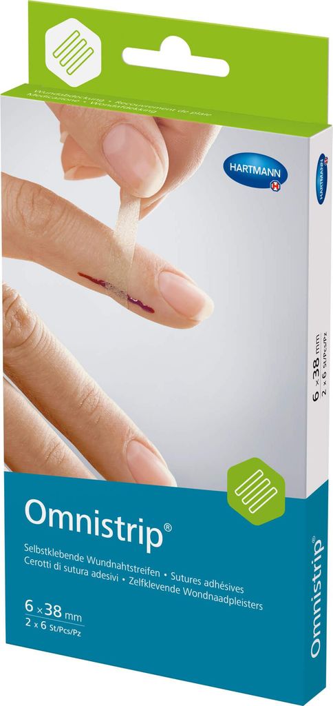 Hartmann Omnistrip 6x38mm st 1x6ST DE,FR,IT,NL P2 | Packung (12 Stück)