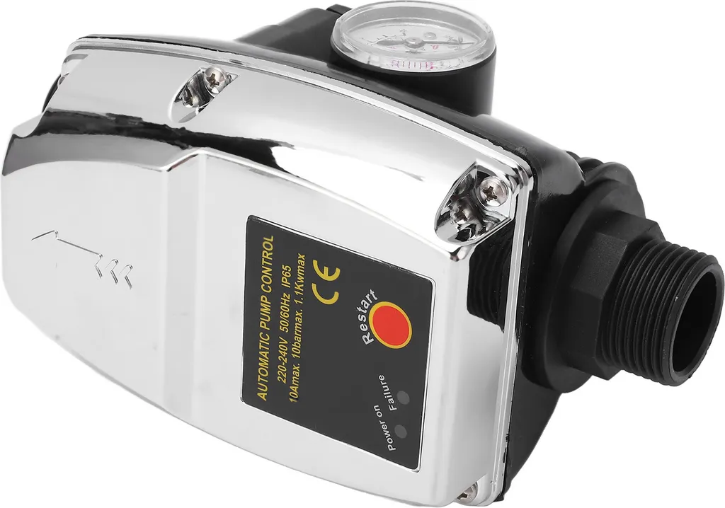 Pressostat Automatique pour Pompe à Eau - Régulateur de Pression Argent - 5