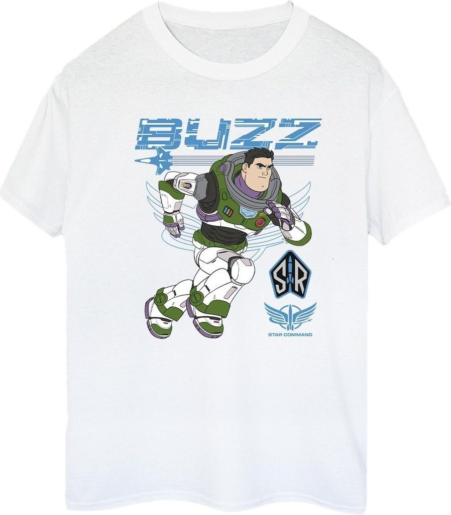 Disney - "Lightyear Run To Action" T-Shirt für Damen BI50348 (XXL) (Weiß)