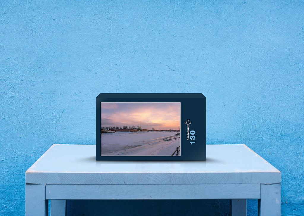 hansepuzzle 38520 - St. Petersburg Puzzle, 130 Teile, Orte, 28,7 x 20,0cm mit hochwertiger Aufbewahrung, Kartonbox und wiederverschließbarem Beutel