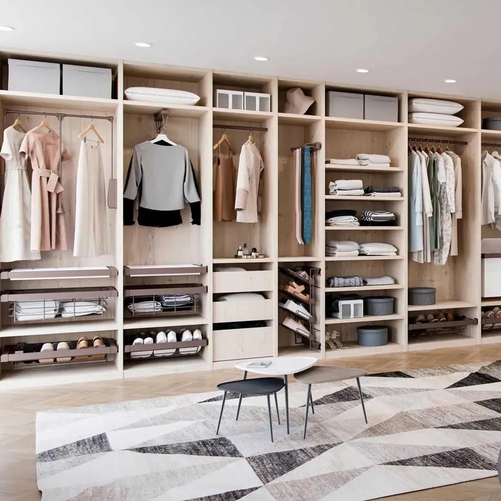Penderie rabattable Hang pour optimiser le rangement haut du dressing