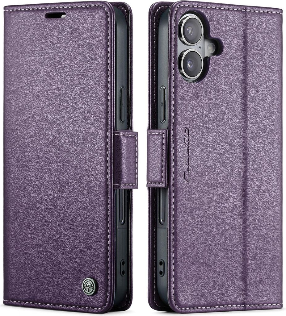 iPhone 17 Hülle - CaseMe 023 Wallet Klapphülle - Violett