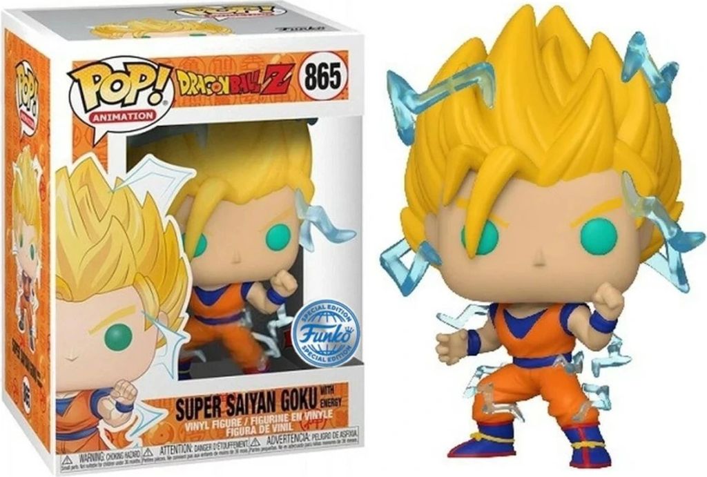 Funko Pop! Dragon Ball Z Super Saiyan Goku with Energy 865 Obrázek produktu 