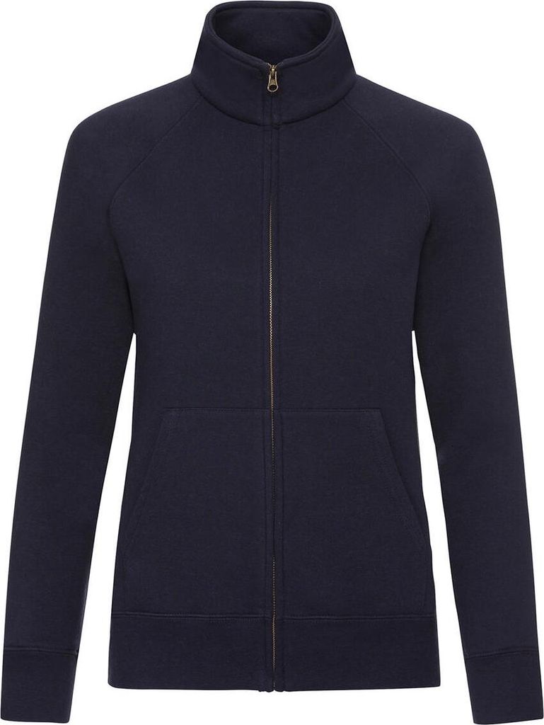 Fruit of the Loom Premium Damen Sweat Jacke Kapuzenpullover Produktbild 