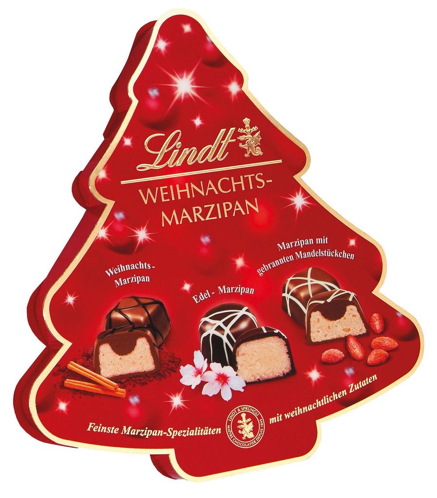 Lindt Christmas Marzipan Selection w ozdobnym opakowaniu Zdjęcie produktu 