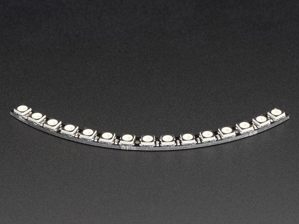 Adafruit NeoPixel 1/4 60 Ring - 5050 RGBW LED mit integrierten Treibern, Warmweiß
