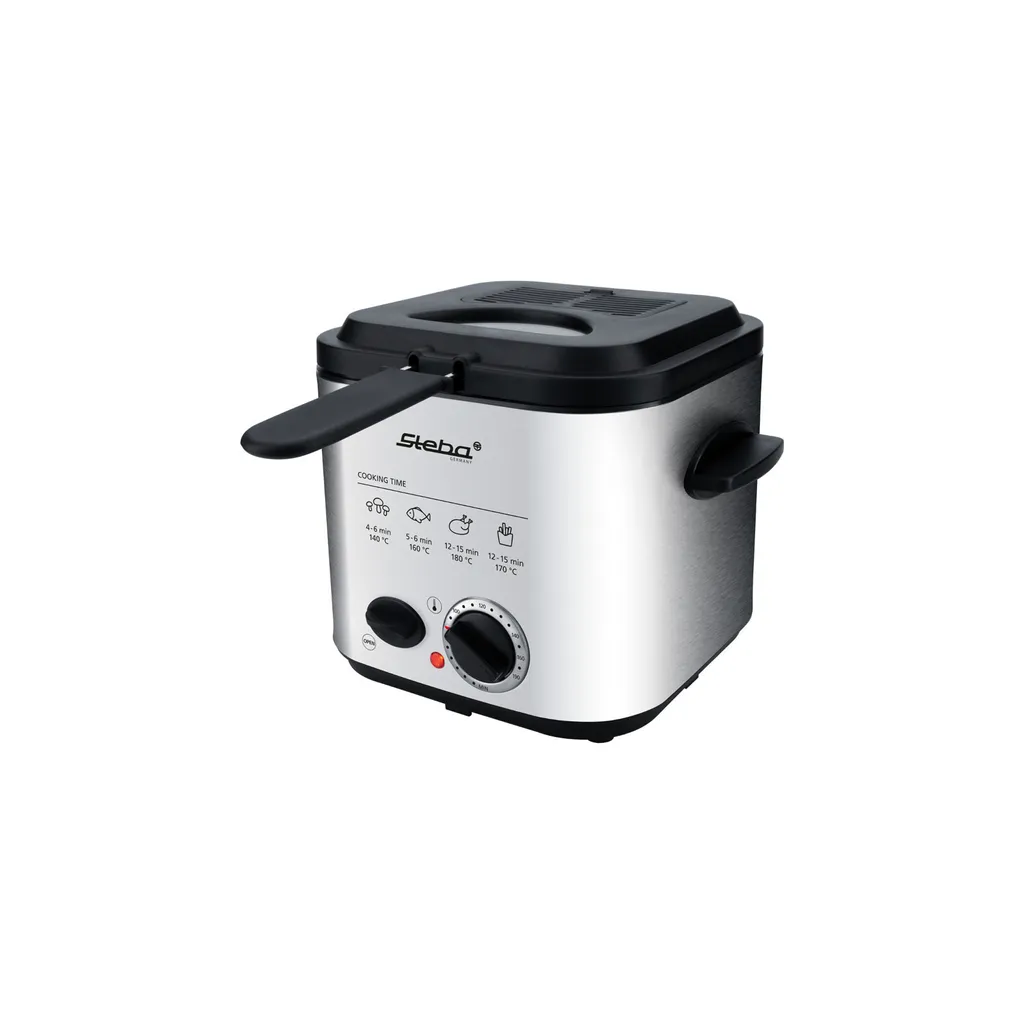 Friteuse Anti-Odeur Compacte Steba DF 95 Finition Inox pour Fondue