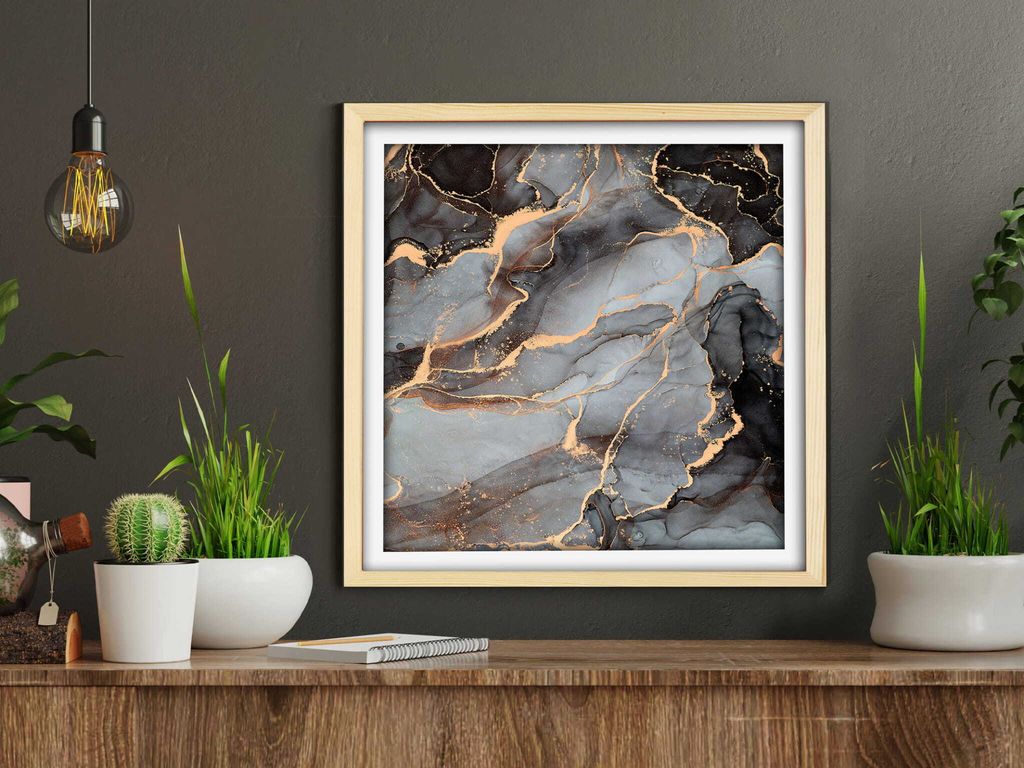 MG Design rám na fotografie 50 x 50 cm - přírodní barva, Obrázek produktu 3