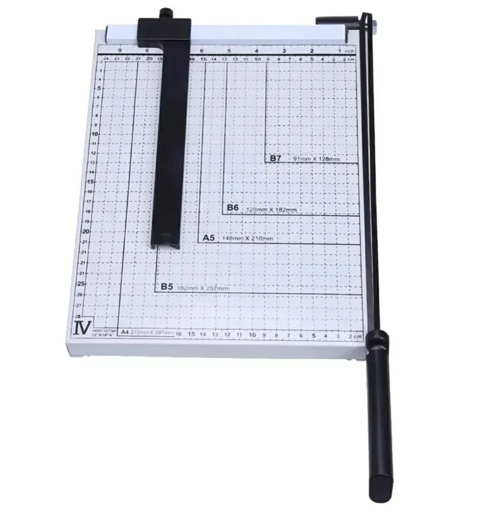 APT AG64A Taglierina per carta B7, B6, A5, B5, A4, bianco