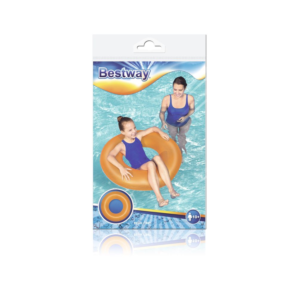 Nadmuchiwane neonowe koło średnica 91cm 2 kolory w torbie Zdjęcie produktu 25