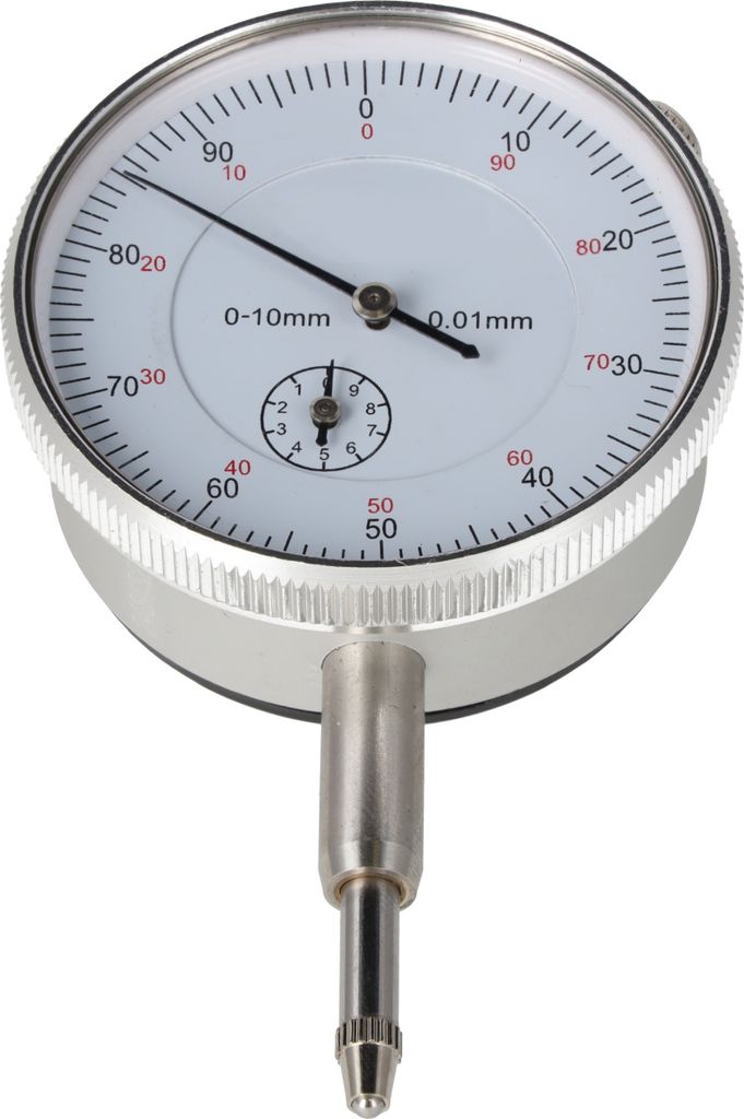 LUXTOM | Messuhr 0-10mm, Ablesung 0,01 mm, Ziffernblatt, Produktbild 