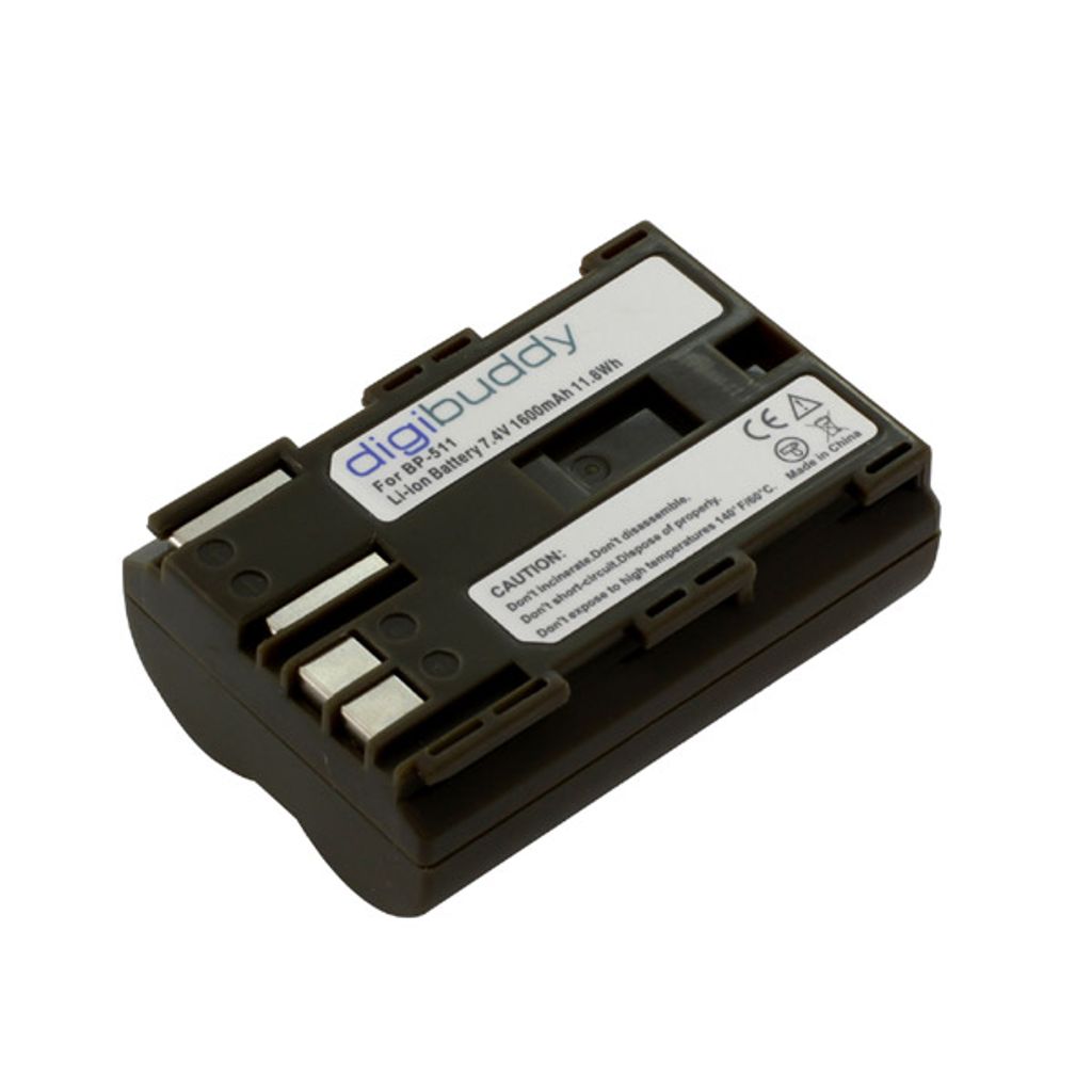 digibuddy Akku kompatibel zu Canon BP-511 Li-Ion
