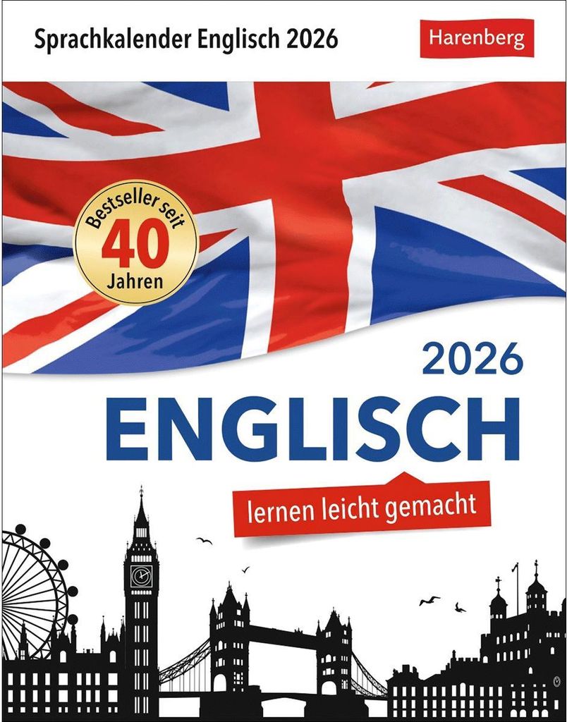 Bown, H: Englisch Sprachkalender 2026 - Englisch lernen Produktbild 