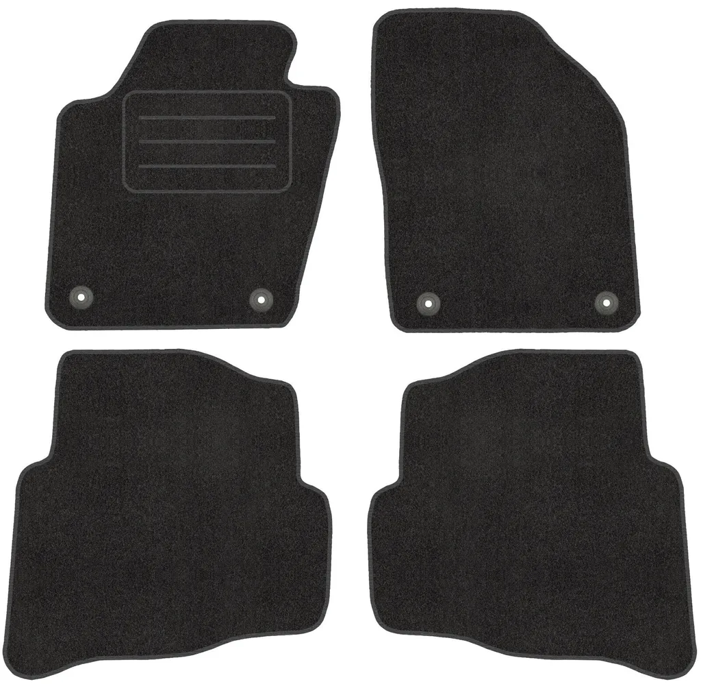 Satz in Velour Fußmatte per SKODA FABIA III (a partire dal 2014) - Qualità Premium -Passeggeri