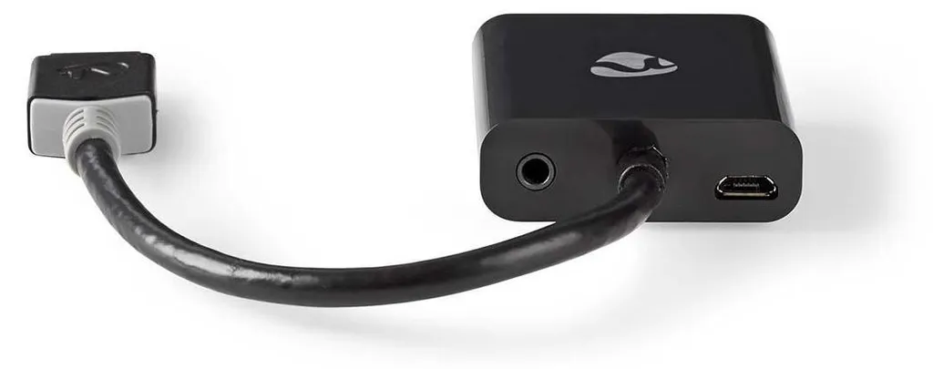 Solution HDMI vers VGA : Adaptateur Audio Jack et Alimentation Micro-B - 3