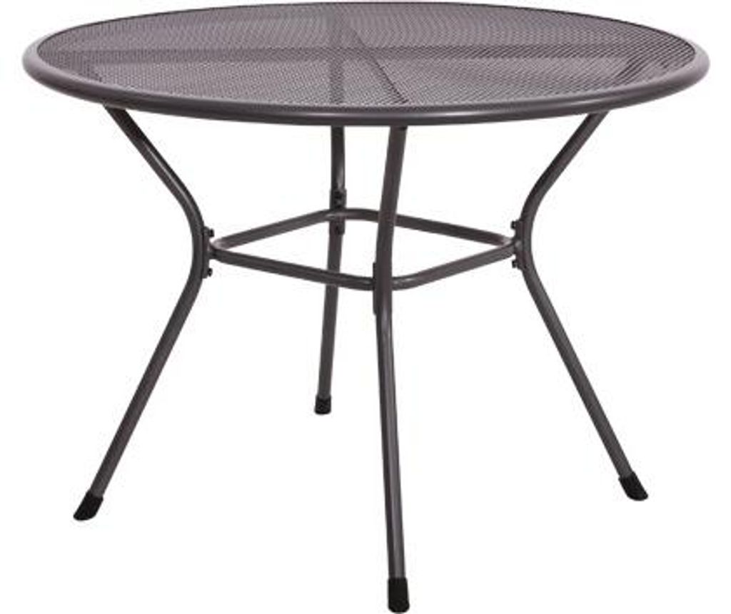 Lesli Living - Gartentisch Nordic - Grau - Ø105x74,5cm Produktbild 
