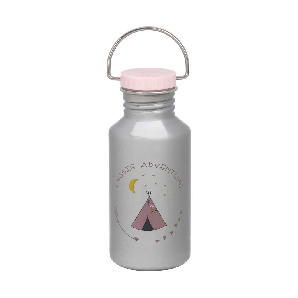 Lässig Trinkflasche Kinder - Edelstahl, Adventure Tipi Produktbild 